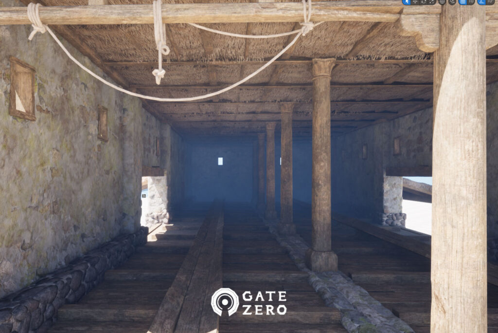 Interior of the Capernaum dock