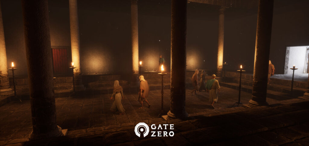 Lighting Exploration in the Capernaum Synagogue