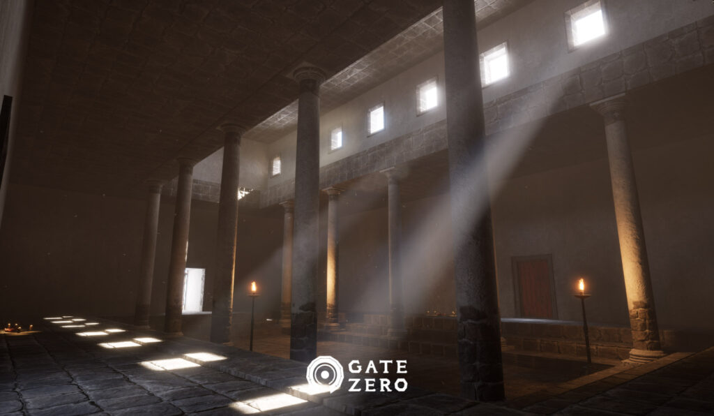 Lighting Exploration in the Capernaum Synagogue